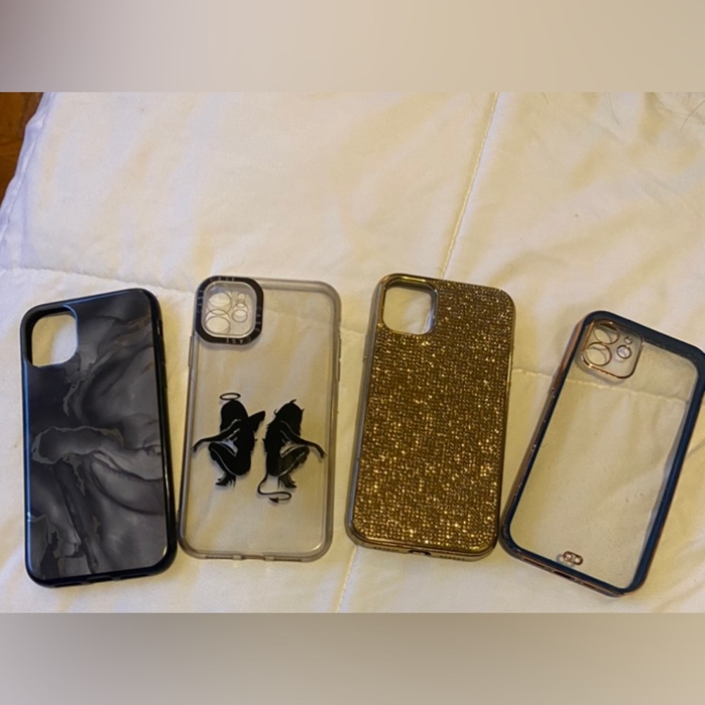 IPHONE 11 phone cases LOT 4 case only 13.00 great condition all4pc$13.00Special - Picture 1 of 11